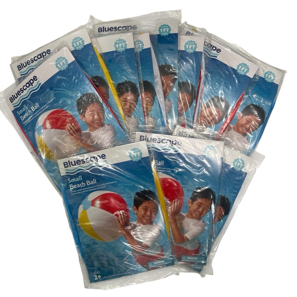 Bluescape Small Beach Ball Ages 2+‎ lot of 12